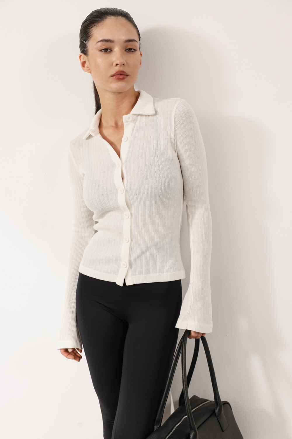 КАРДИГАН ІЗ КОМІРОМ ПОЛО