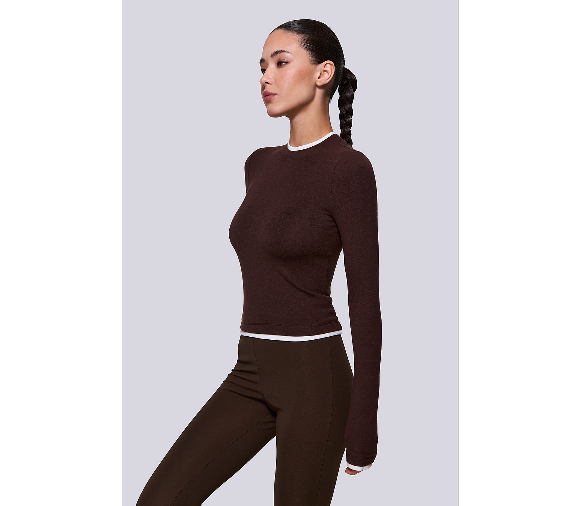 ДЖЕМПЕР З  КОНТРАСТНИМИ ДЕТАЛЯМИ