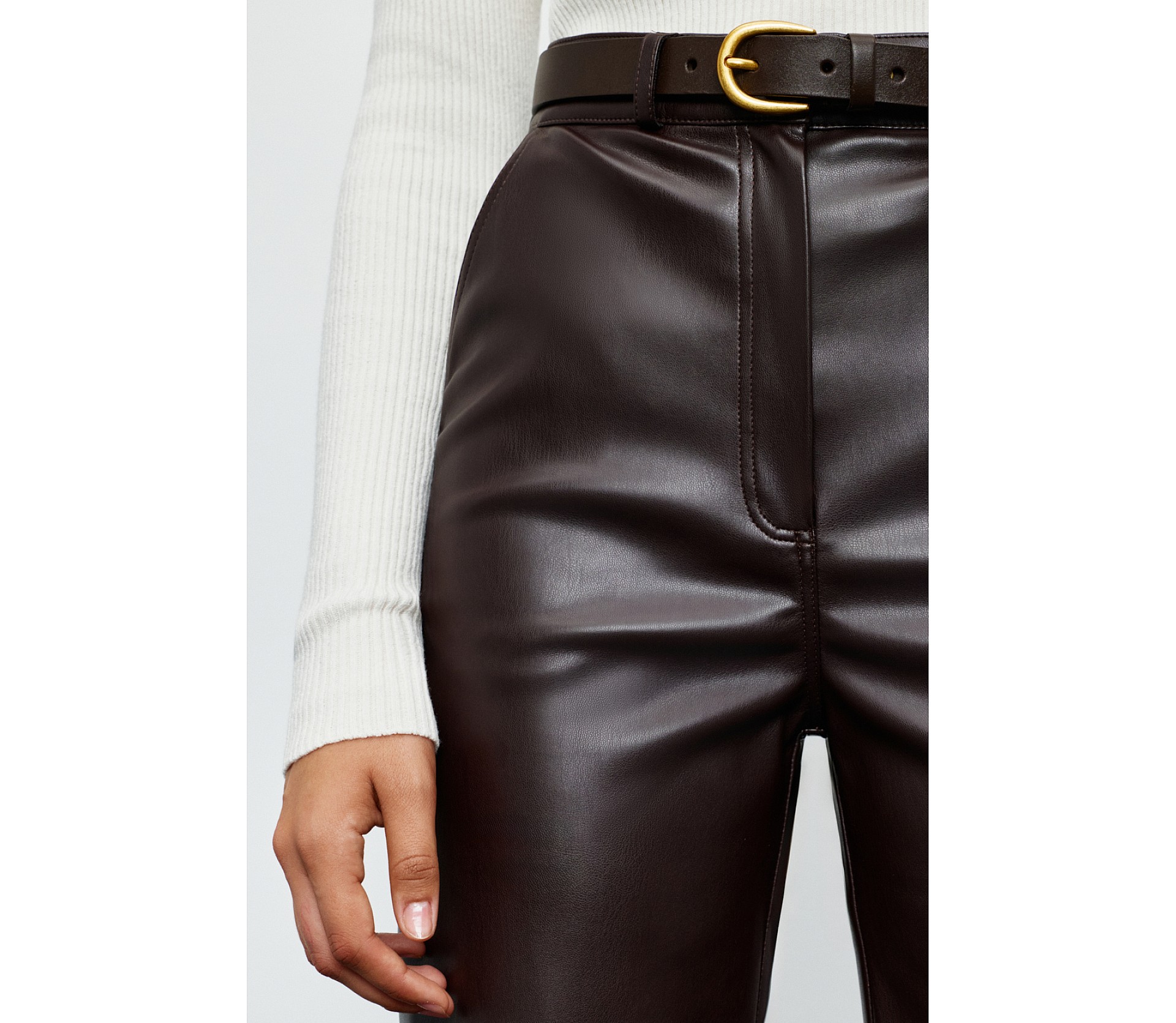 ШТАНИ З ЕКОШКІРИ