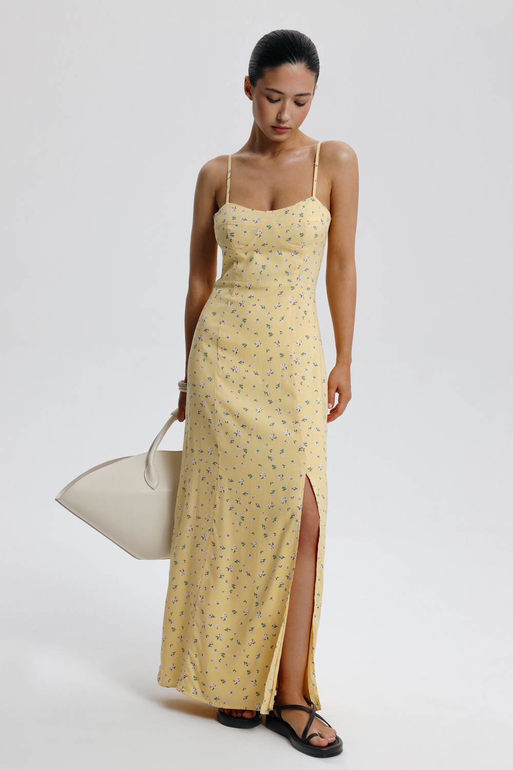 СУКНЯ МАКСІ З КВІТКОВИМ ПРИНТОМ