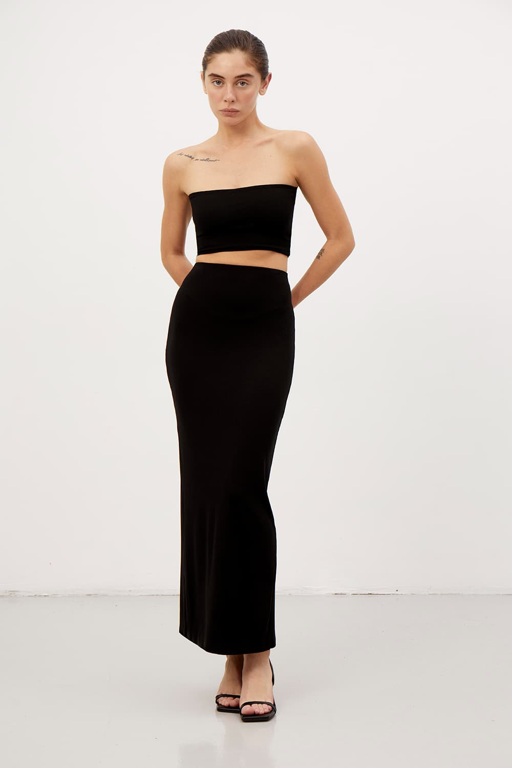 СПІДНИЦЯ МАКСІ ПРИТАЛЕНА