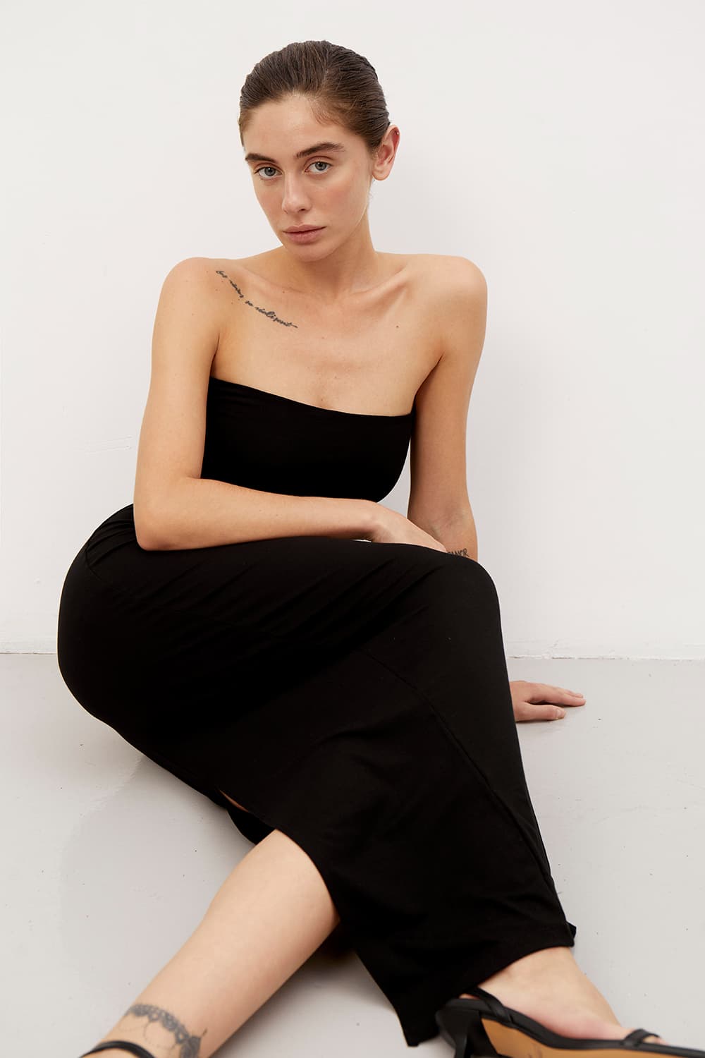 СПІДНИЦЯ МАКСІ ПРИТАЛЕНА