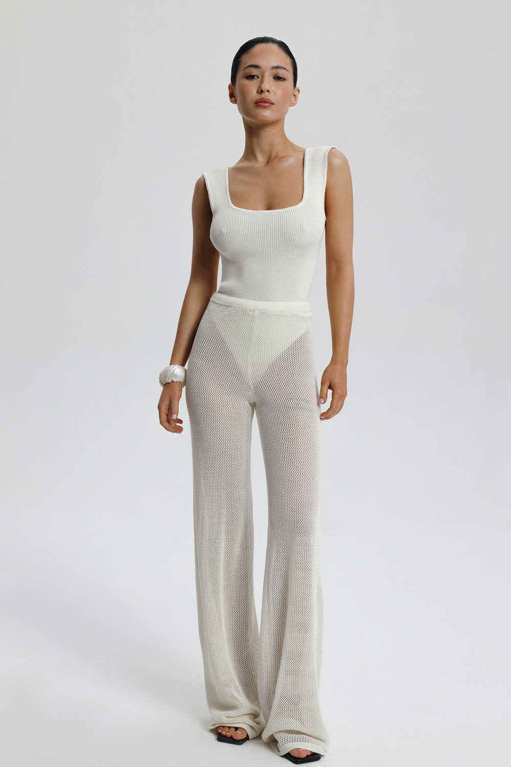 ШТАНИ З СІТЧАСТОЇ В’ЯЗКИ