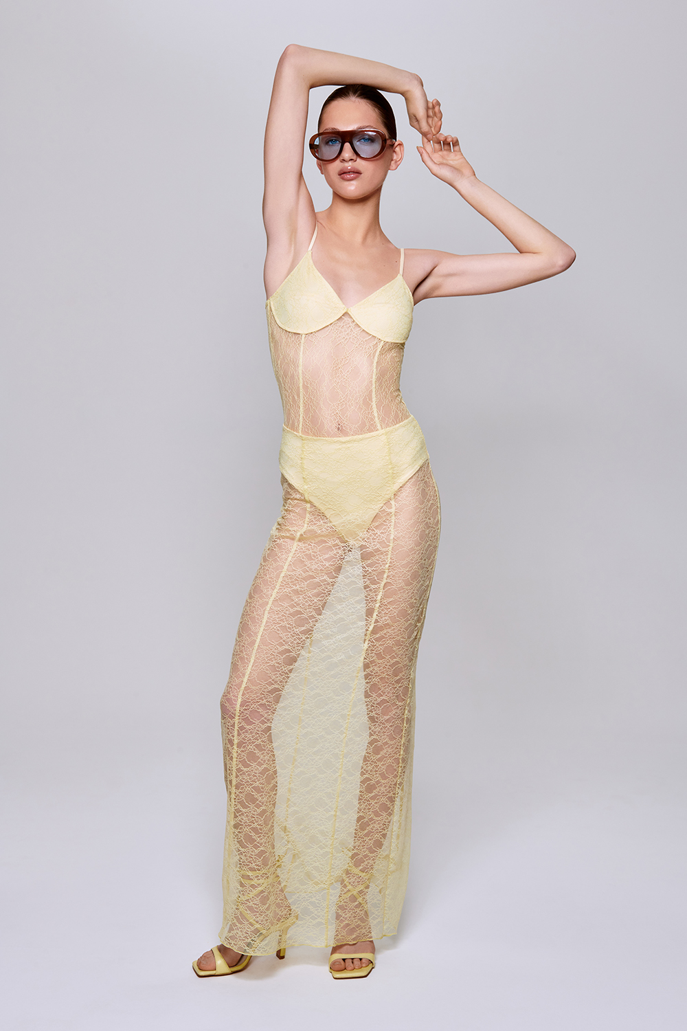 СПІДНИЦЯ МАКСІ МЕРЕЖИВНА