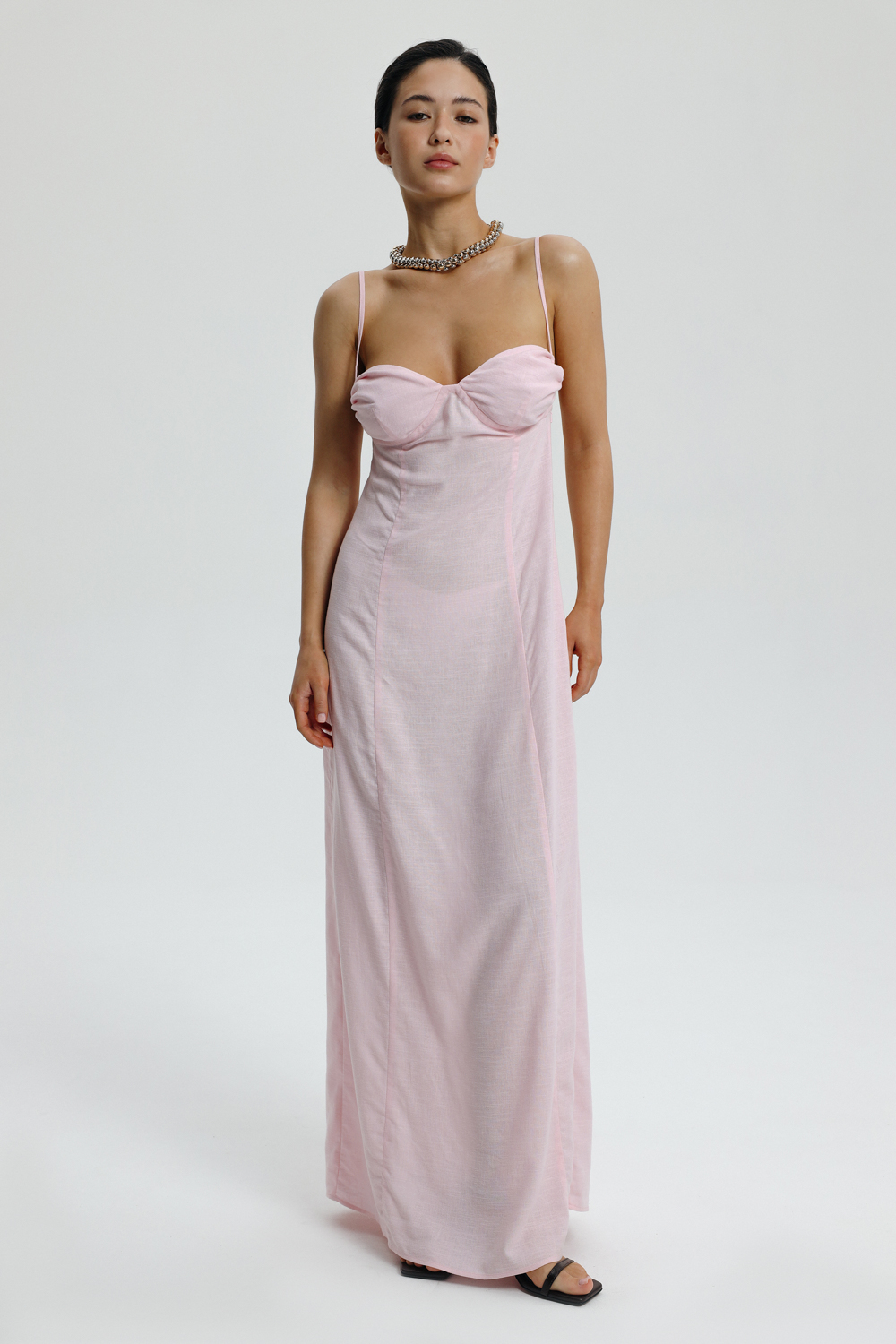 СУКНЯ МАКСІ НА БРЕТЕЛЯХ