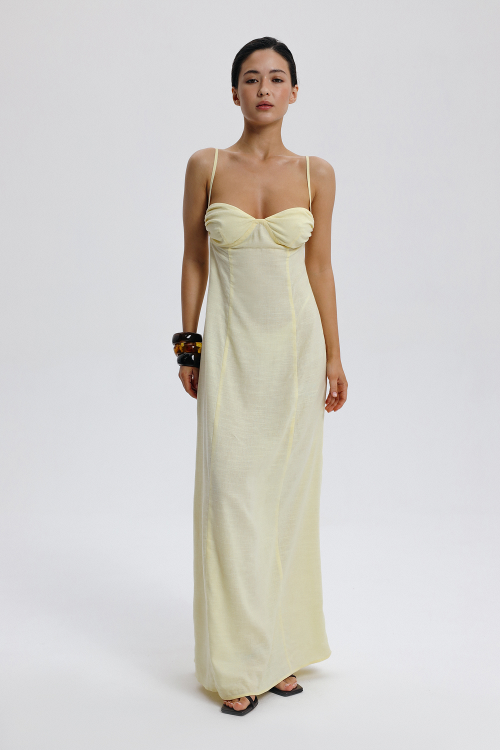 СУКНЯ МАКСІ НА БРЕТЕЛЯХ