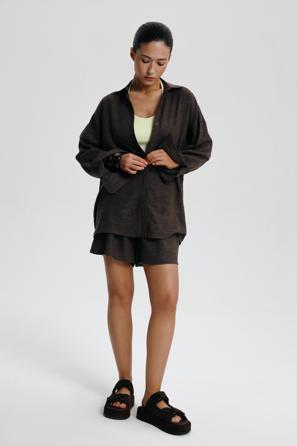 СОРОЧКА З ДОДАВАННЯМ ЛЬОНУ