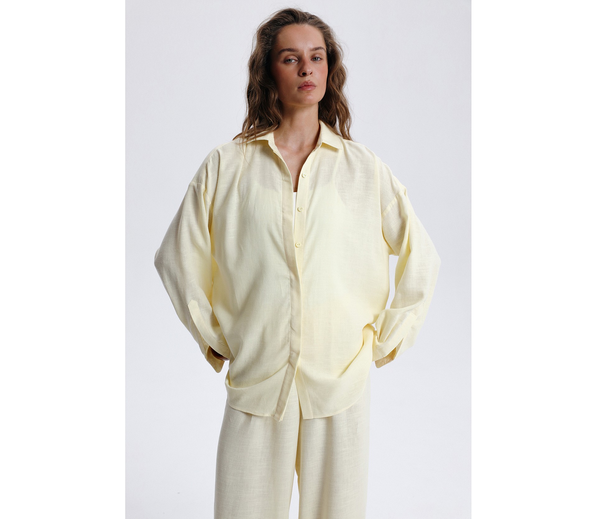 СОРОЧКА З ДОДАВАННЯМ ЛЬОНУ