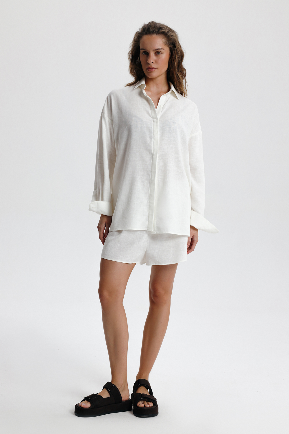 СОРОЧКА З ДОДАВАННЯМ ЛЬОНУ