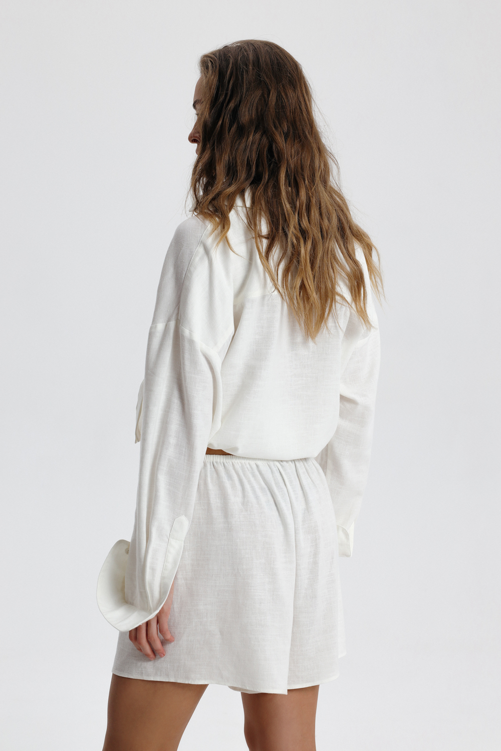 ШОРТИ З ДОДАВАННЯМ ЛЬОНУ