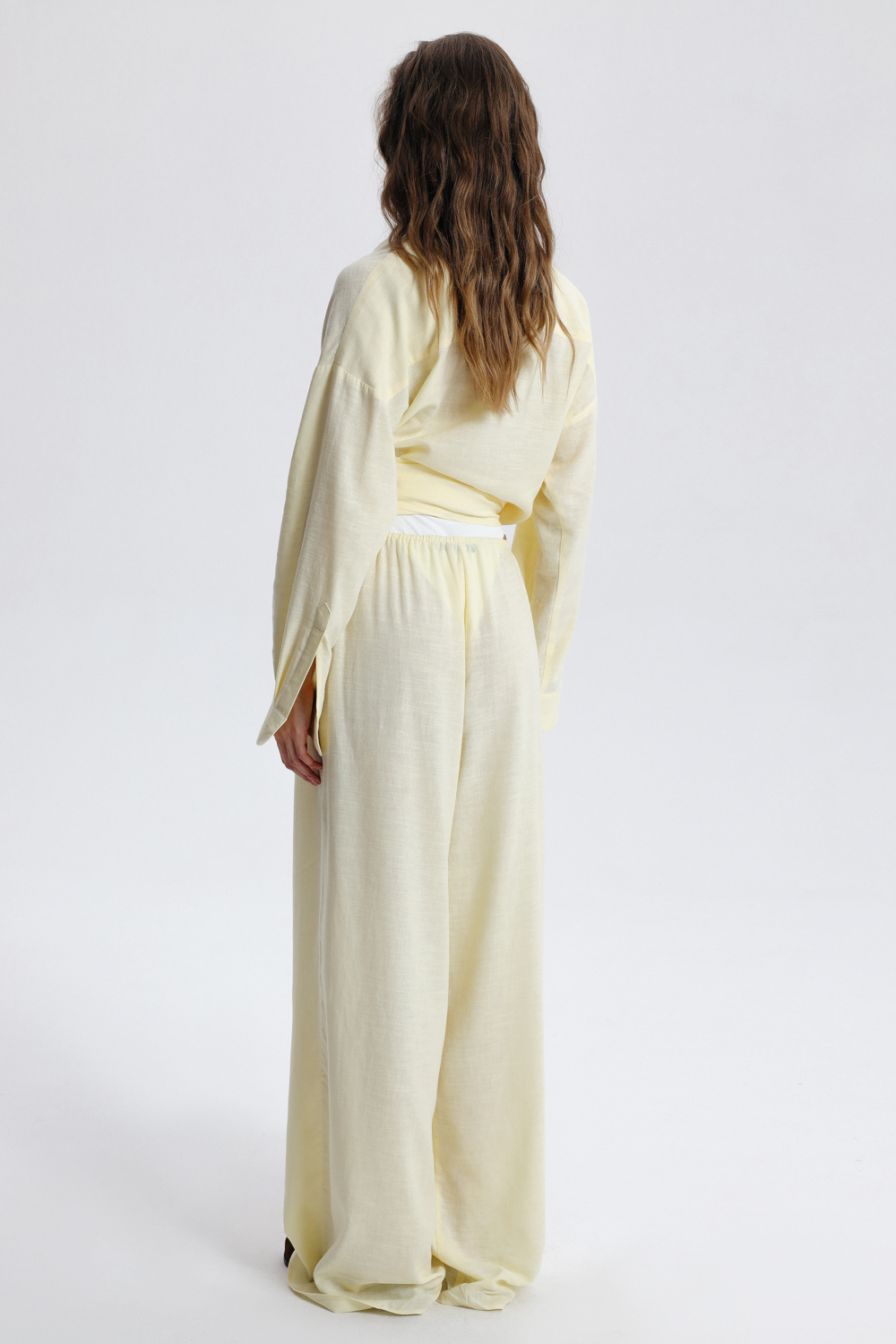 ШТАНИ З ДОДАВАННЯМ ЛЬОНУ