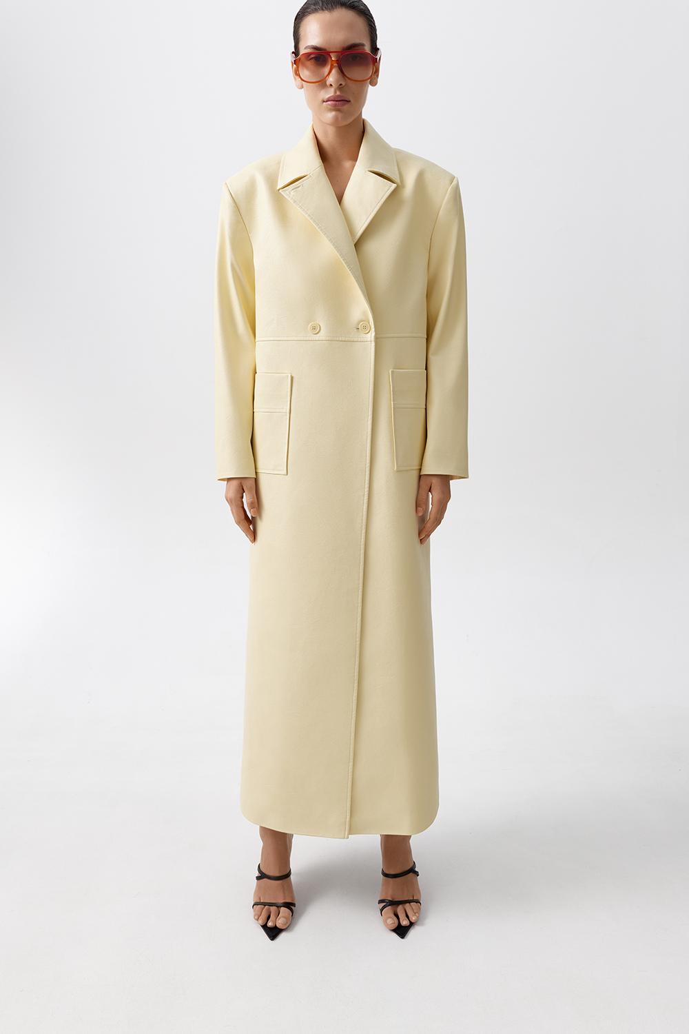 ТРЕНЧ З ЕКОШКІРИ