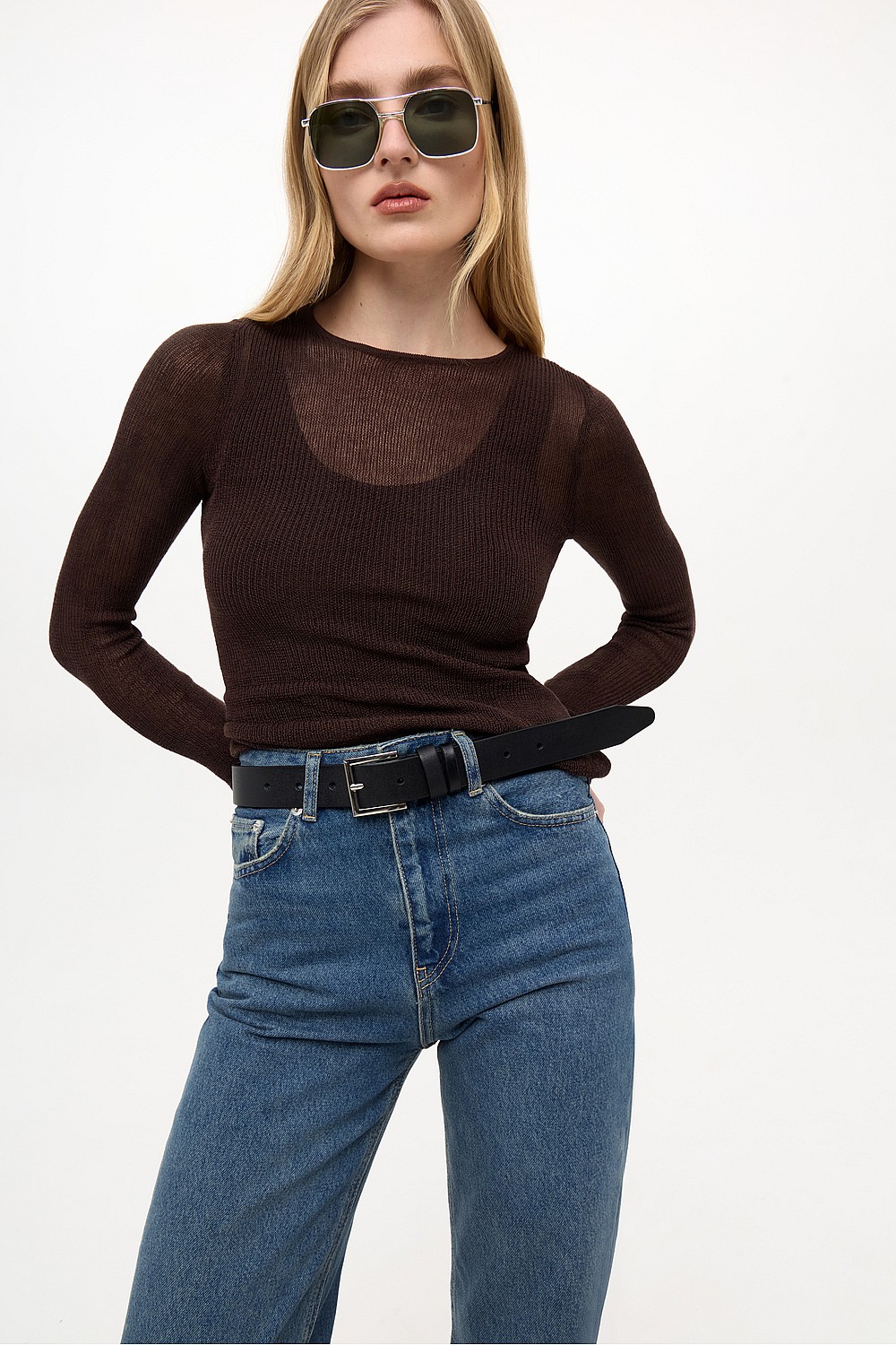 ДЖЕМПЕР НАПІВПРОЗОРИЙ