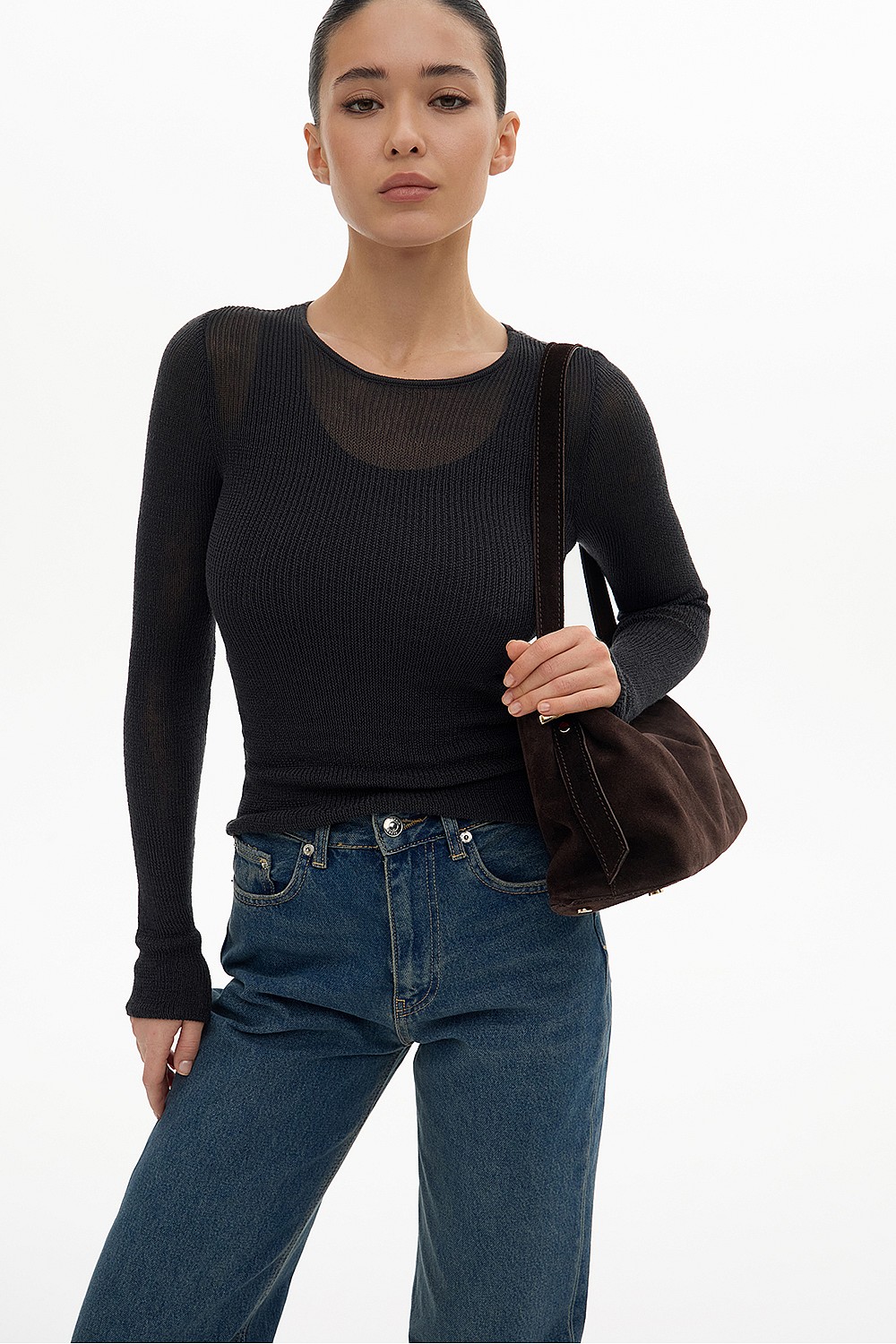 ДЖЕМПЕР НАПІВПРОЗОРИЙ