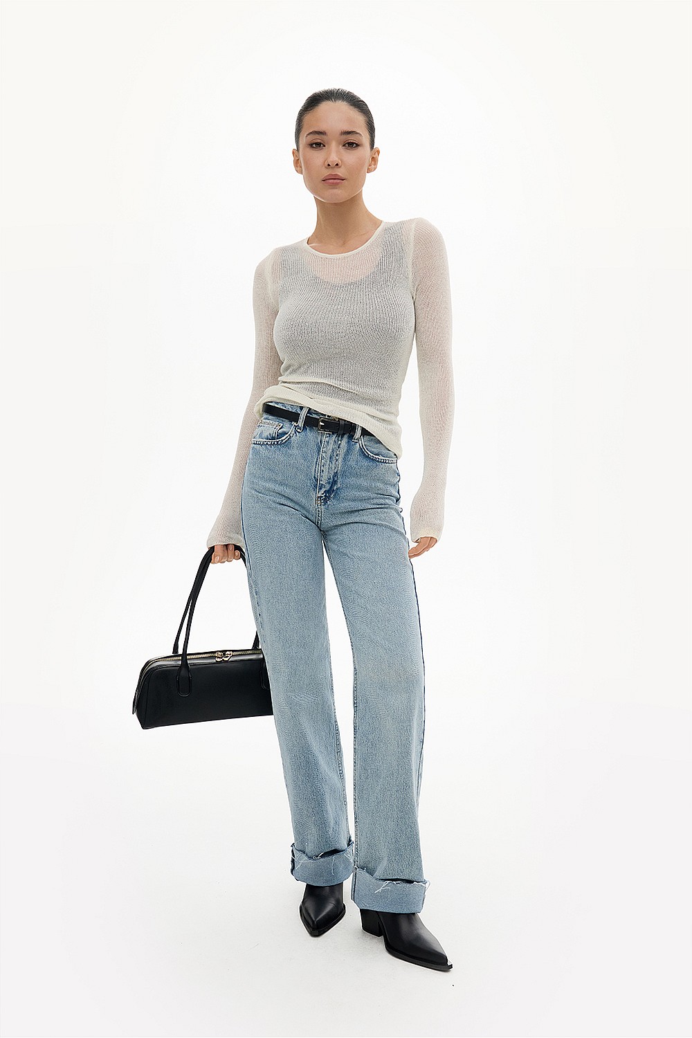 ДЖЕМПЕР НАПІВПРОЗОРИЙ