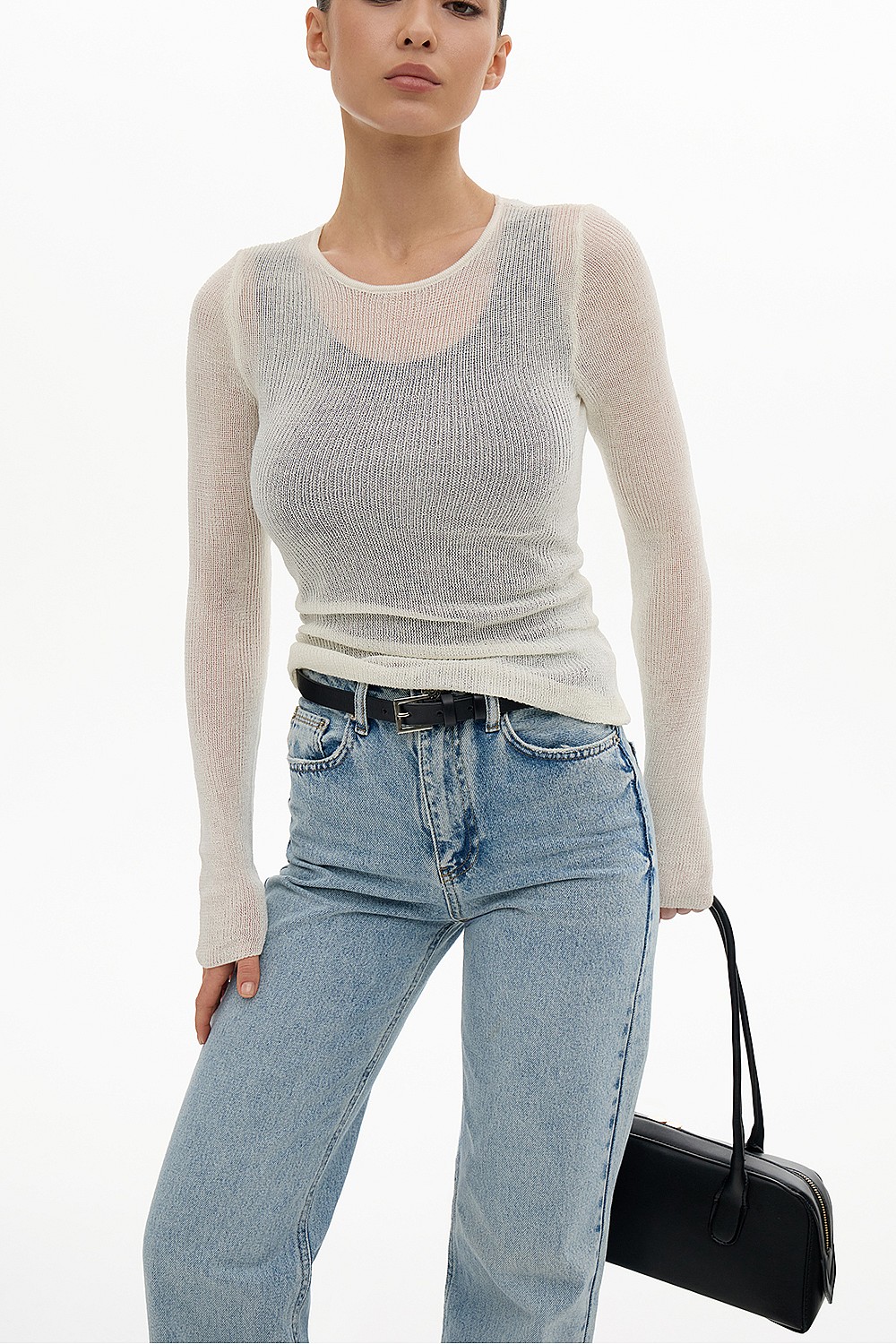 ДЖЕМПЕР НАПІВПРОЗОРИЙ