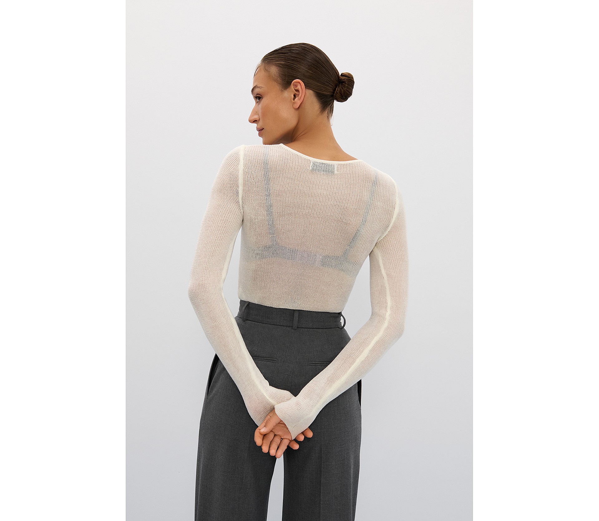 ДЖЕМПЕР НАПІВПРОЗОРИЙ