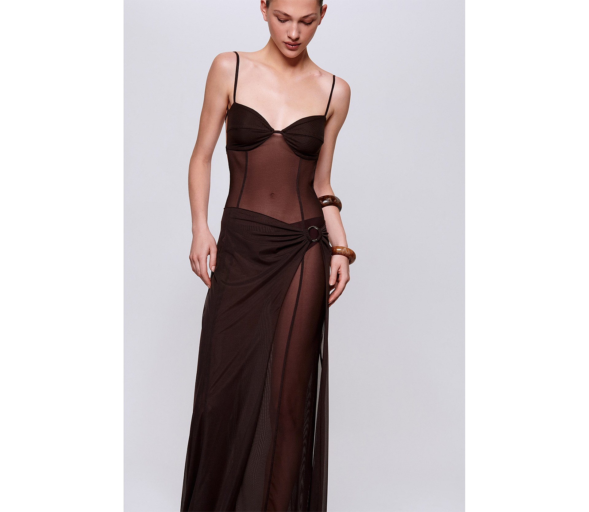 СУКНЯ МАКСІ ЗІ ШЛЕЙФОМ