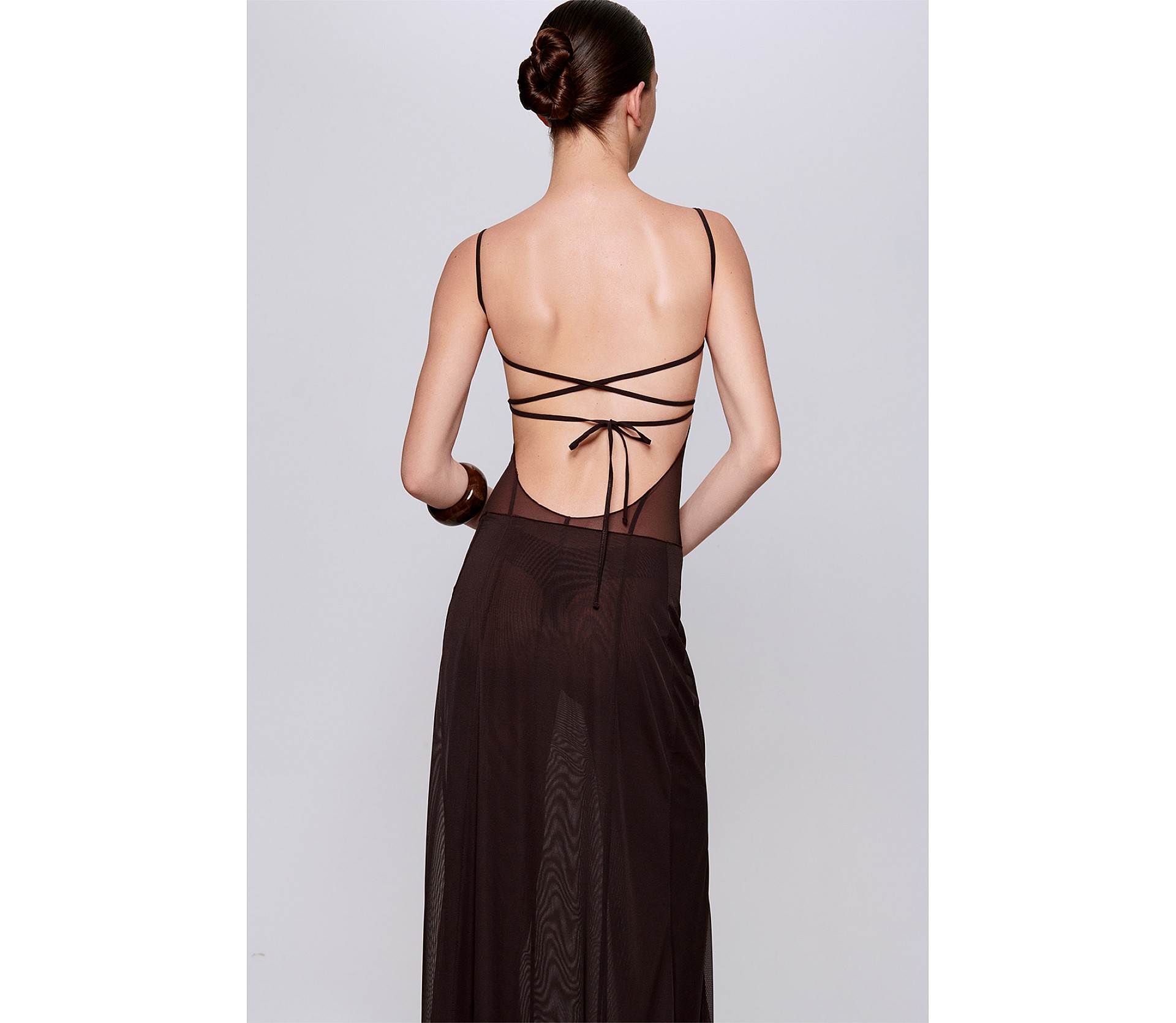 СУКНЯ МАКСІ ЗІ ШЛЕЙФОМ