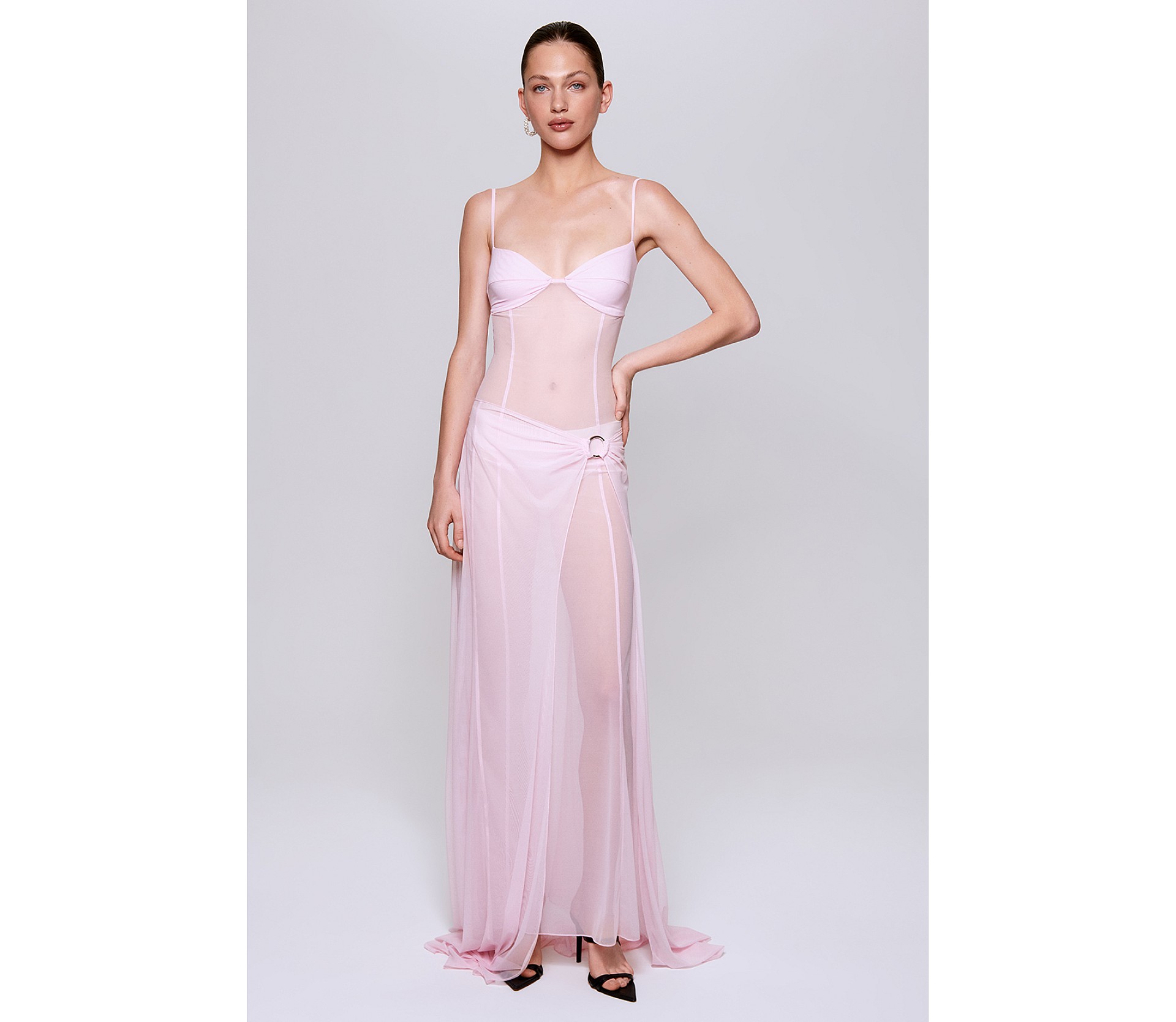 СУКНЯ МАКСІ ЗІ ШЛЕЙФОМ