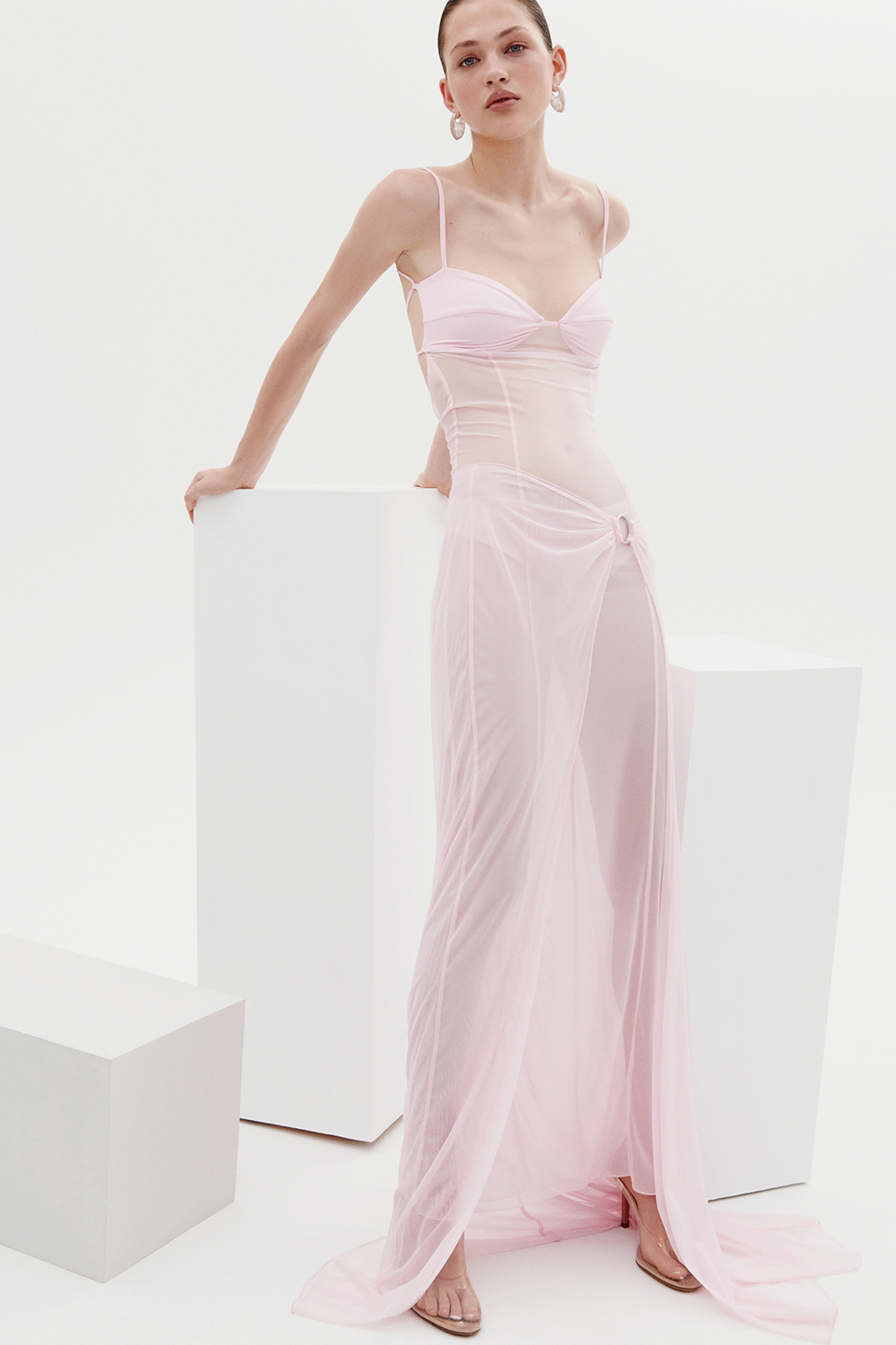 СУКНЯ МАКСІ ЗІ ШЛЕЙФОМ