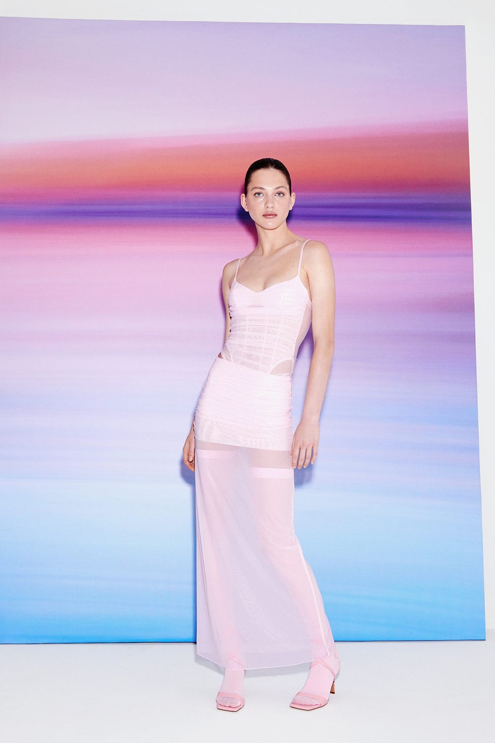 СПІДНИЦЯ МАКСІ З СІТКИ