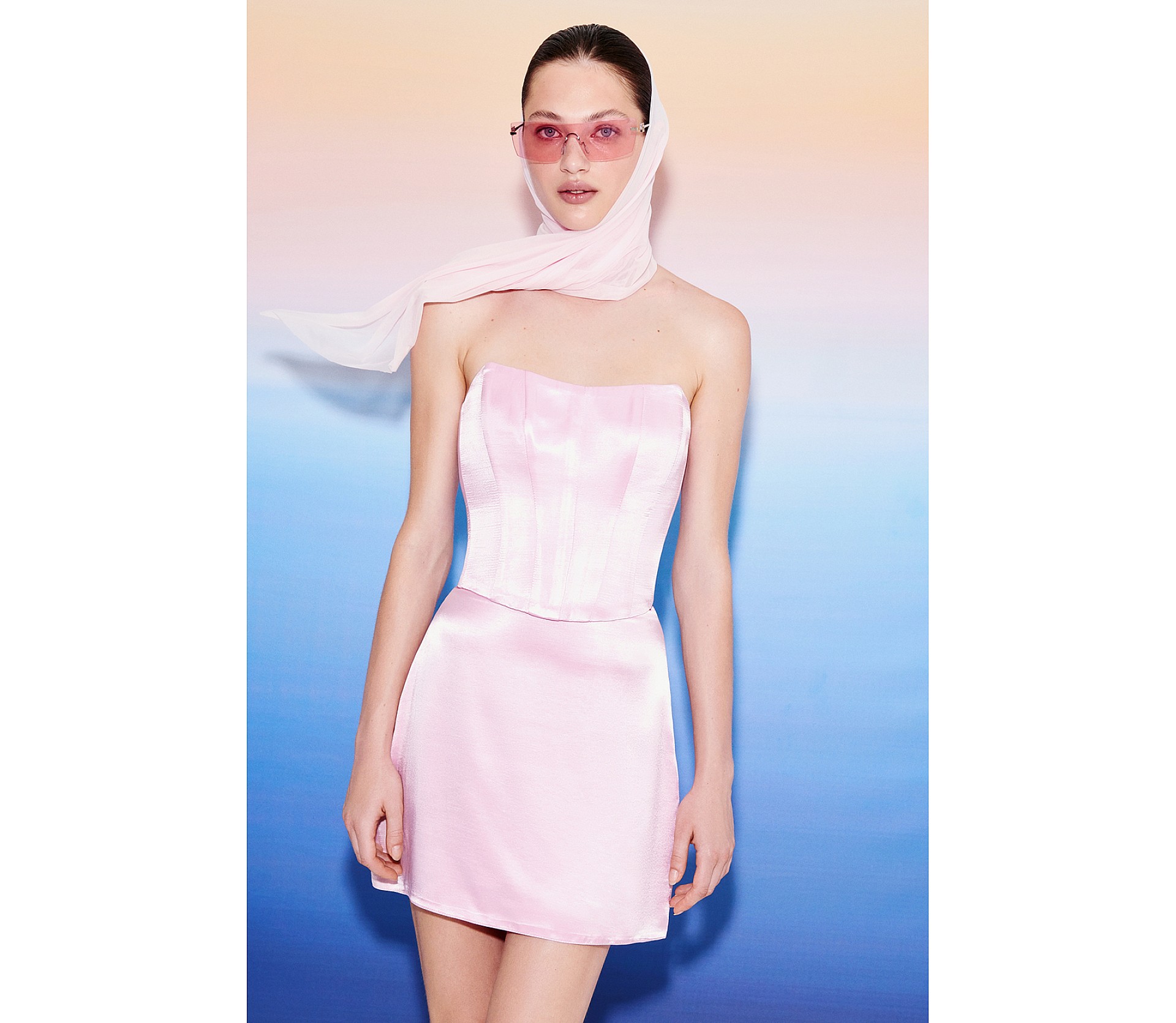 КОРСЕТ САТИНОВИЙ