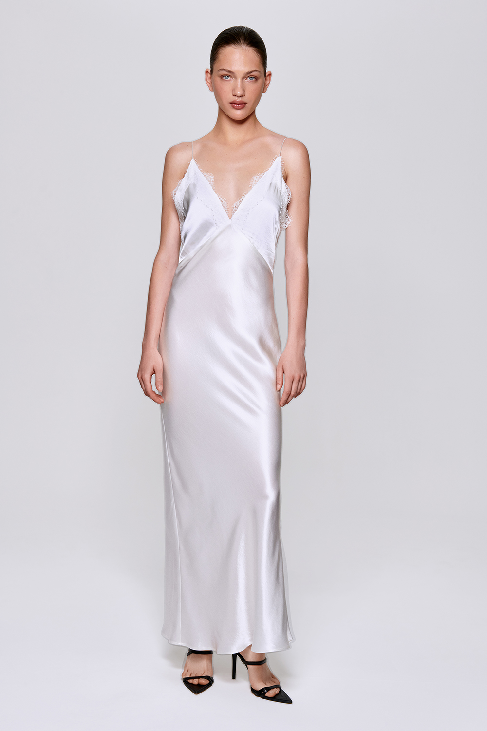 СУКНЯ САТИНОВА МАКСІ 