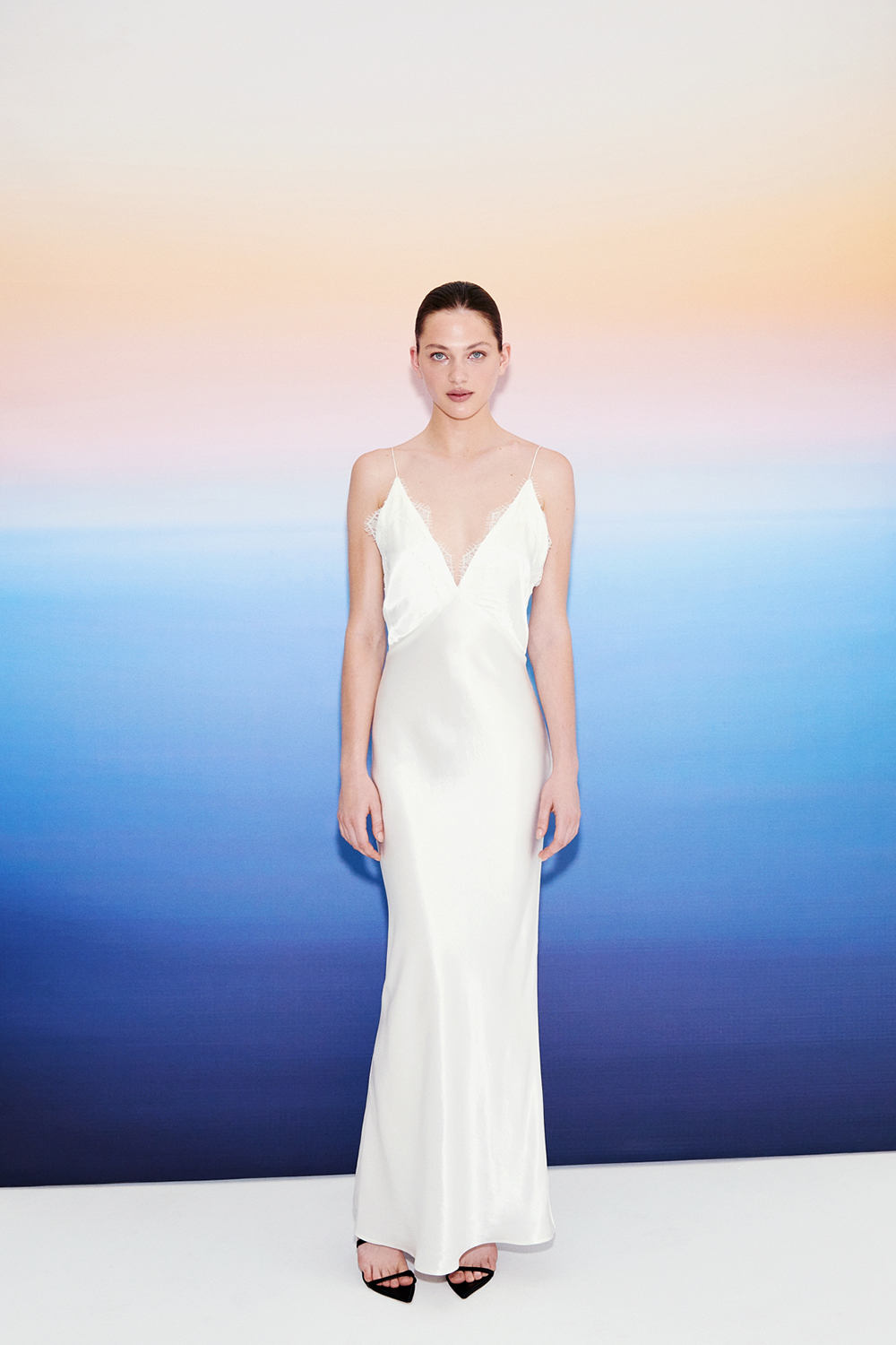 СУКНЯ САТИНОВА МАКСІ 