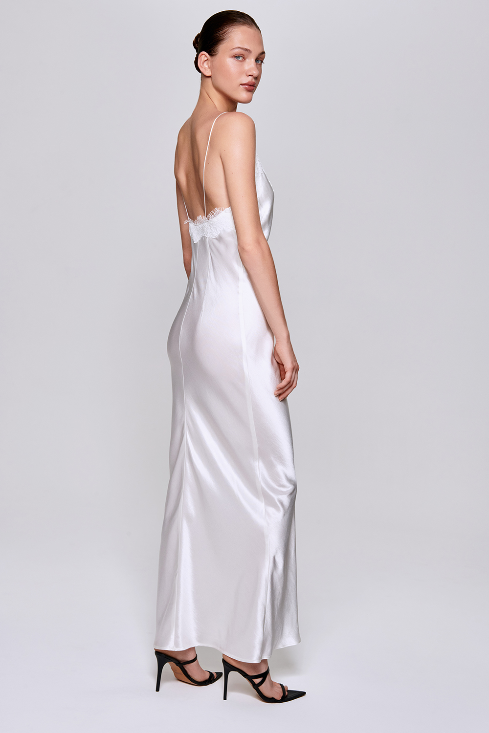 СУКНЯ САТИНОВА МАКСІ 