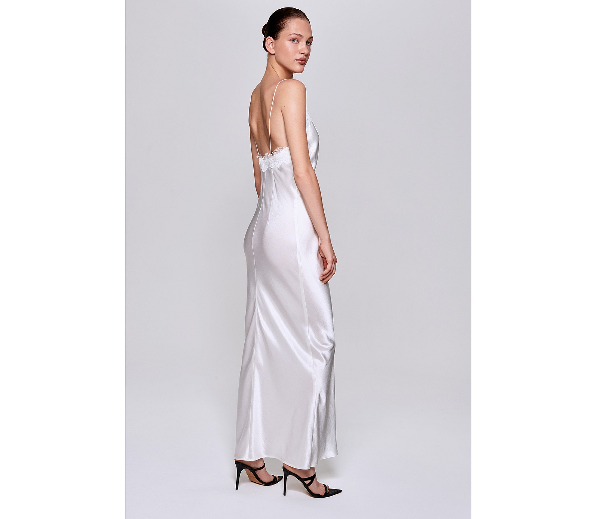 СУКНЯ САТИНОВА МАКСІ 