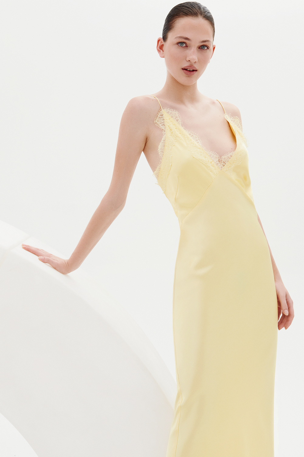 СУКНЯ САТИНОВА МАКСІ 