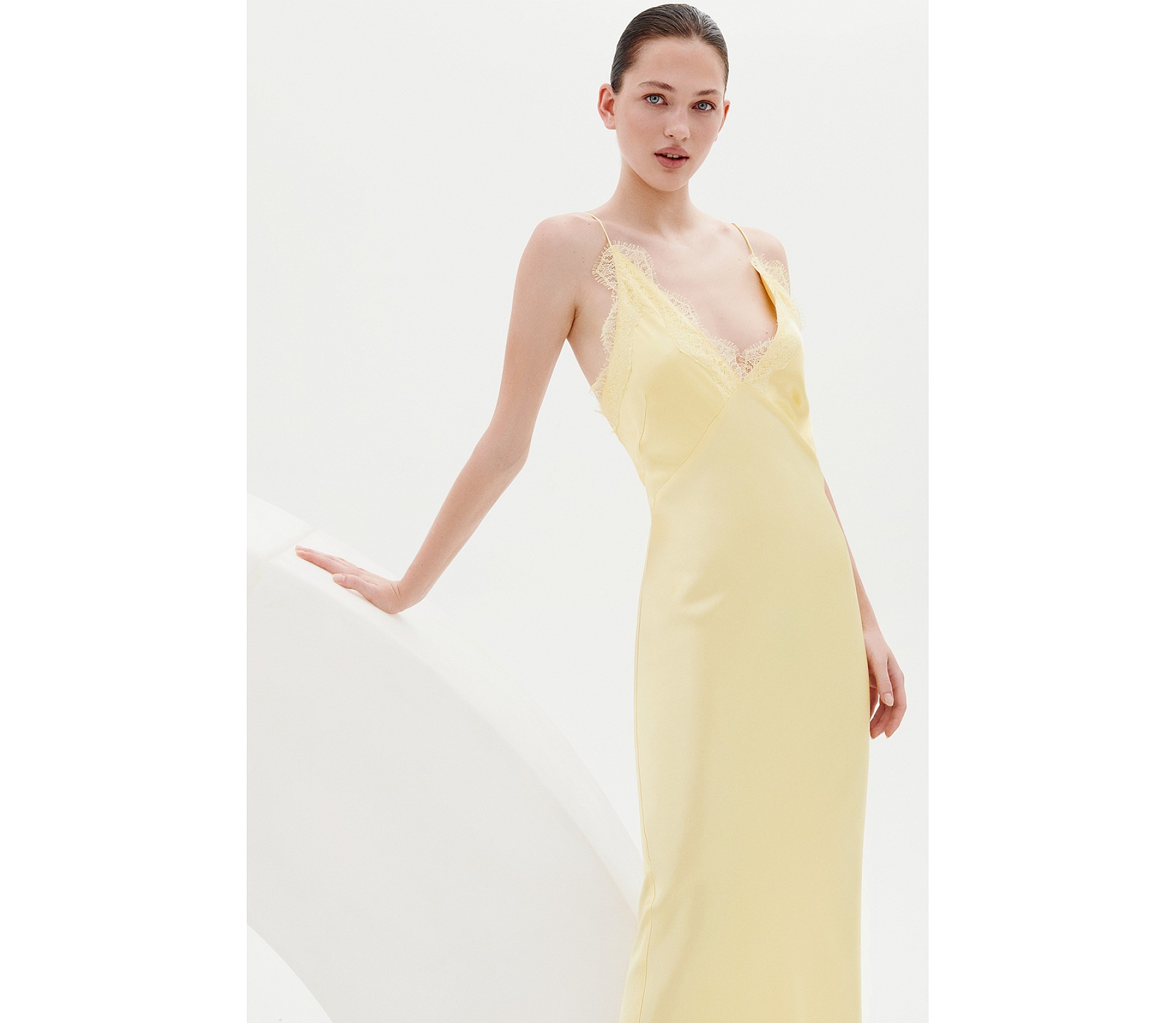 СУКНЯ САТИНОВА МАКСІ 