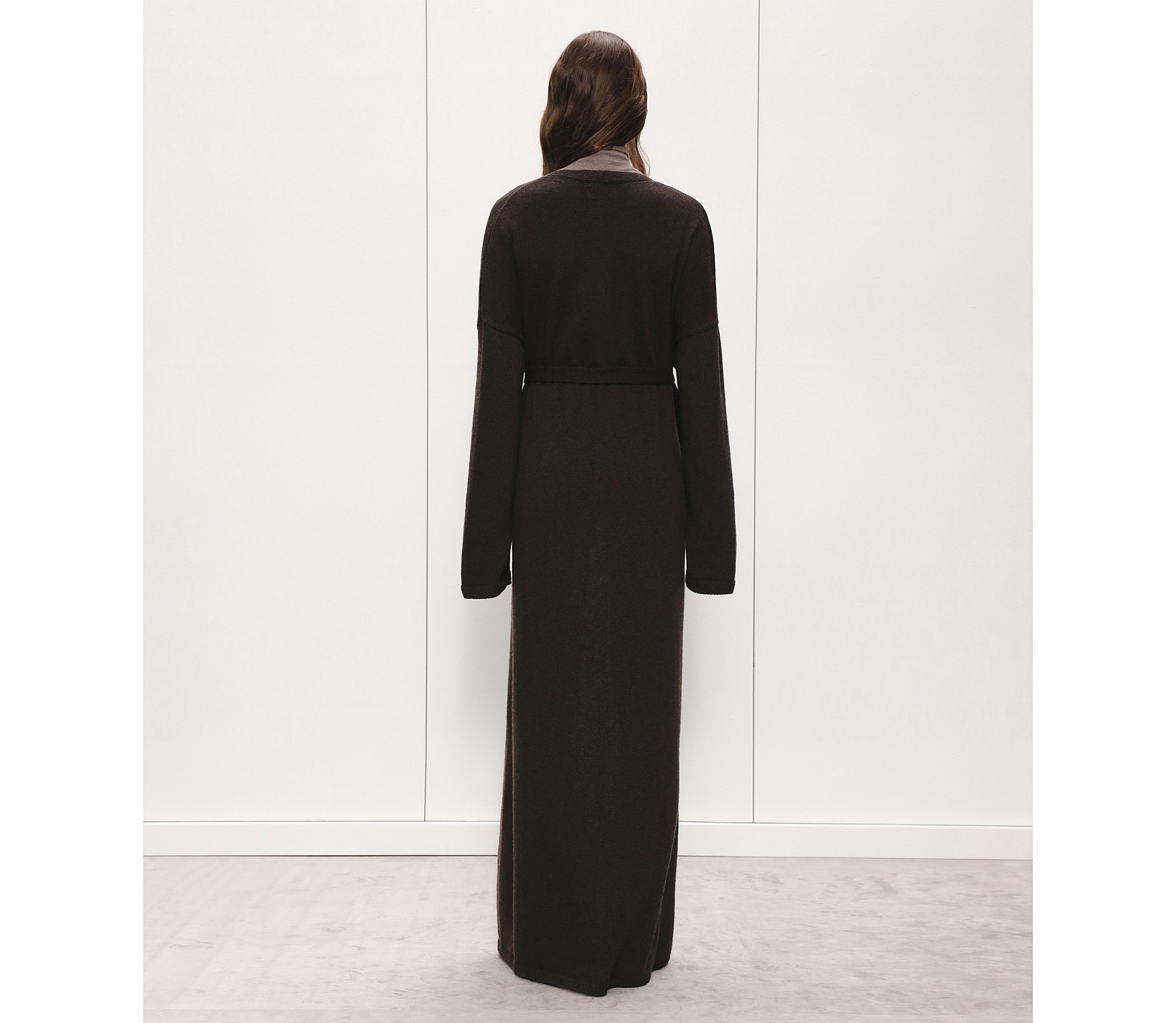 КАРДИГАН МАКСІ ІЗ ДОДАВАННЯМ ВОВНИ ЯГНЯТИ