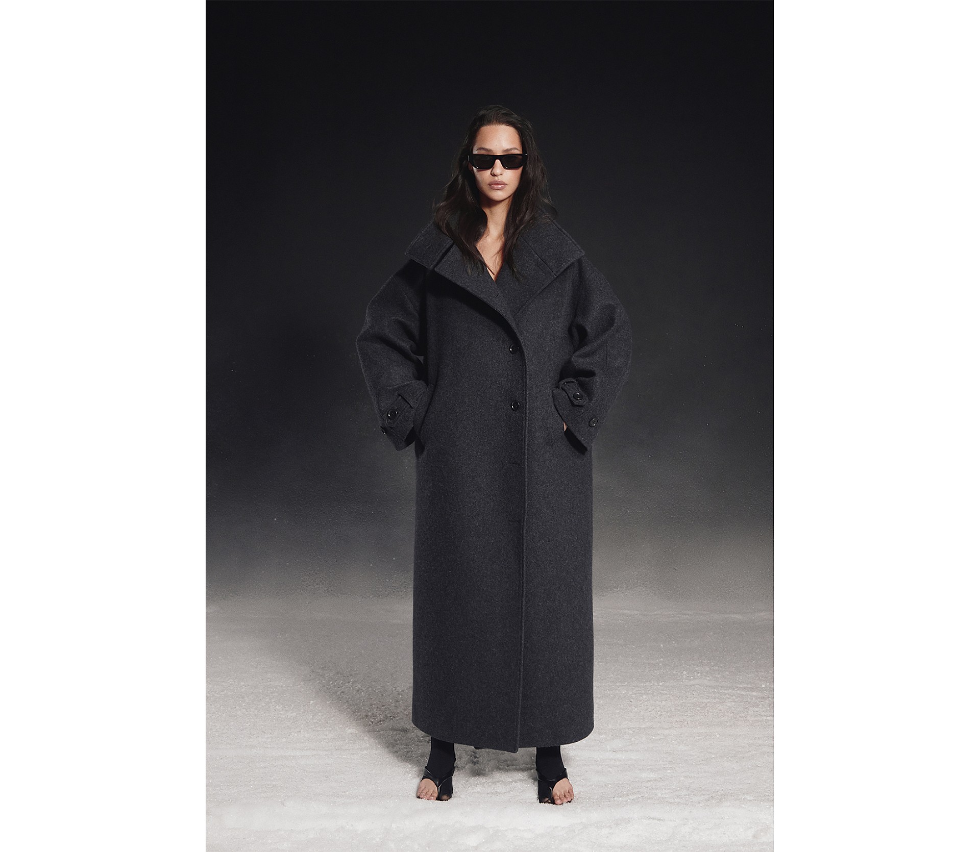 ПАЛЬТО МАКСІ З КОМІРОМ-СТІЙКОЮ