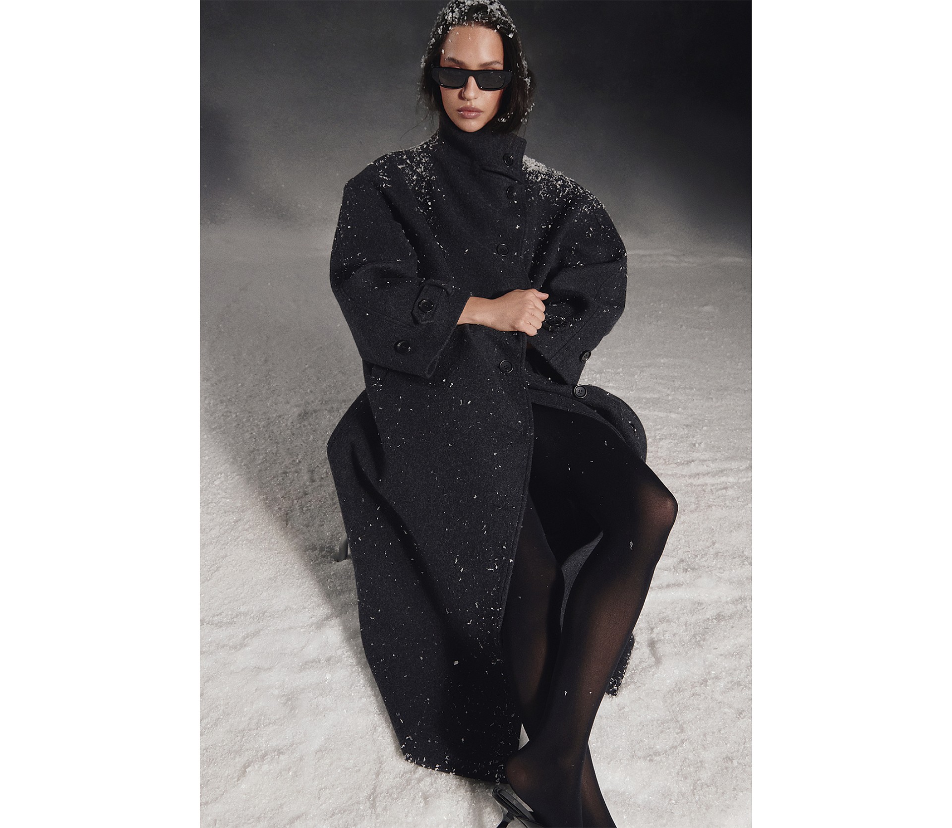 ПАЛЬТО МАКСІ З КОМІРОМ-СТІЙКОЮ