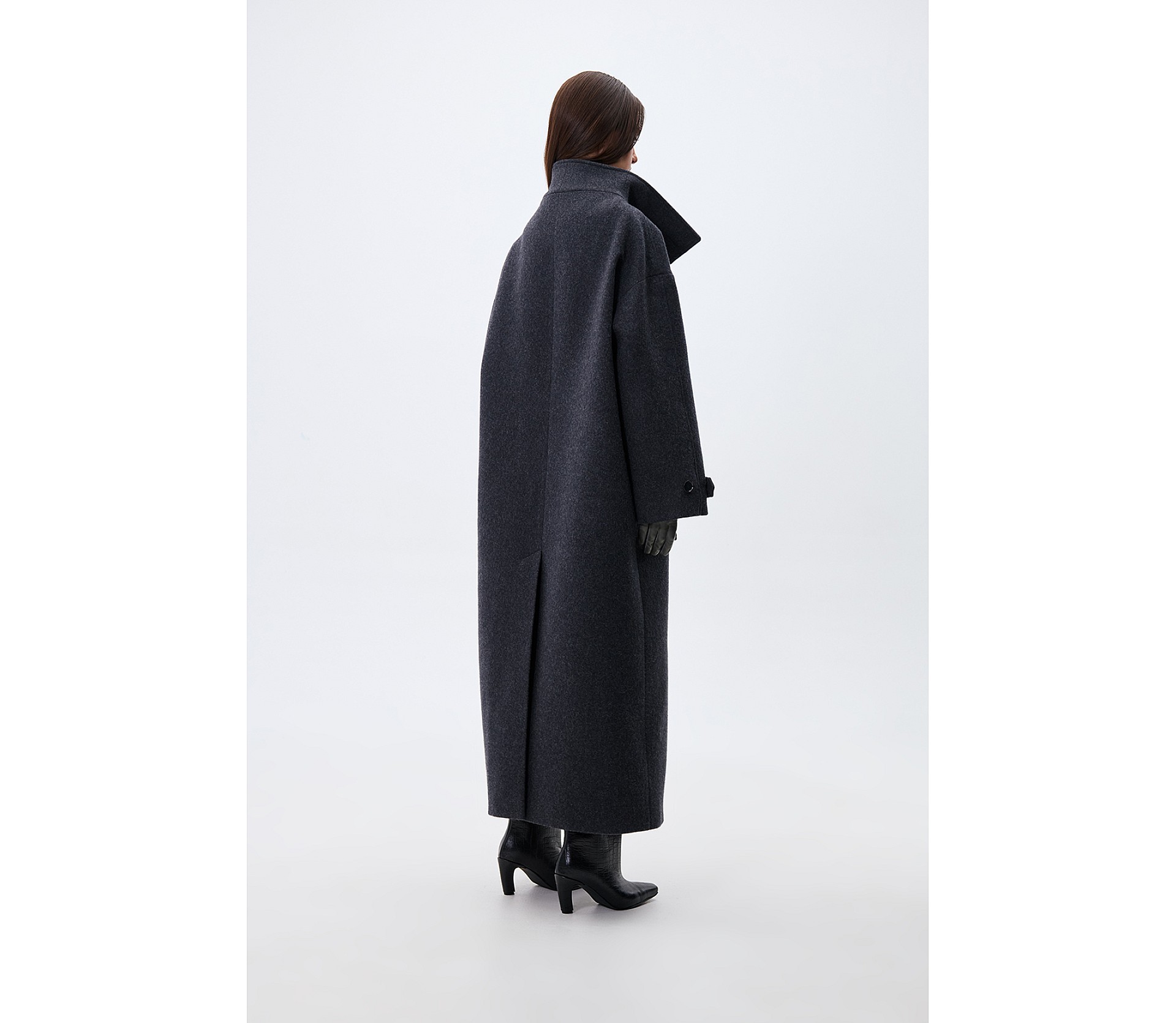 ПАЛЬТО МАКСІ З КОМІРОМ-СТІЙКОЮ