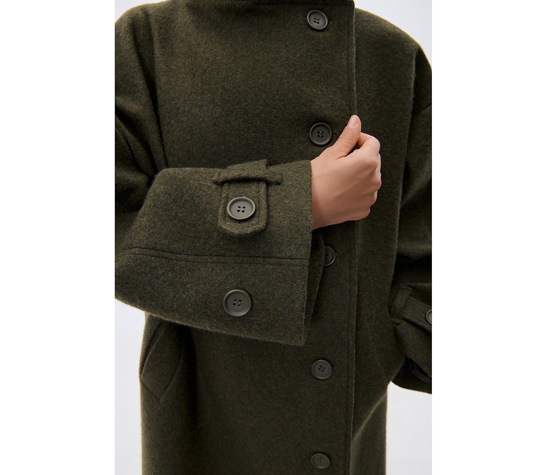 ПАЛЬТО МАКСІ З КОМІРОМ-СТІЙКОЮ