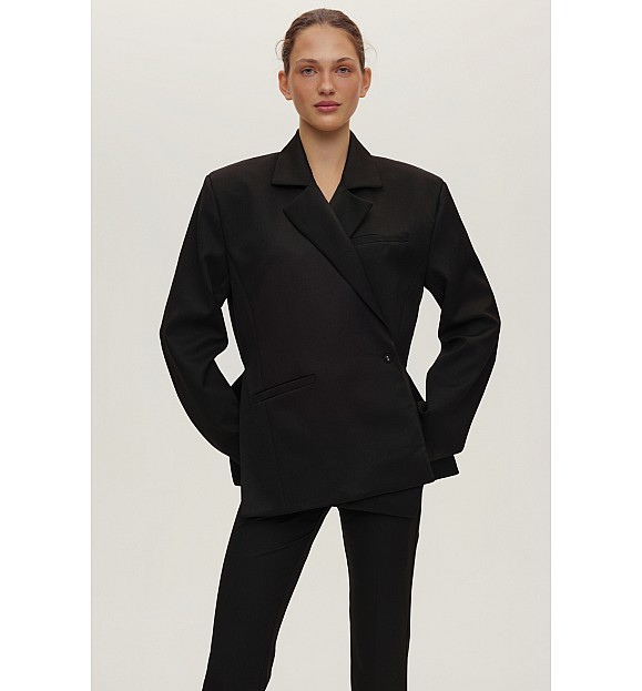 БЛЕЙЗЕР ІЗ АСИМЕТРИЧНОЮ ЗАСТІБКОЮ